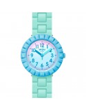 Flik Flak Watch - Blue Splash - Time Only - 37mm - Blue - ZFCSP126