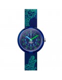 Flik Flak Watch - Cyberozaurus - Blue - 32mm - Dinosaurs - ZFPNP135