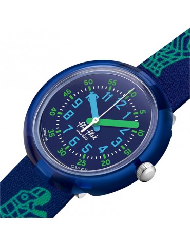 Flik Flak Watch - Cyberozaurus - Blue - 32mm - Dinosaurs - ZFPNP135 2