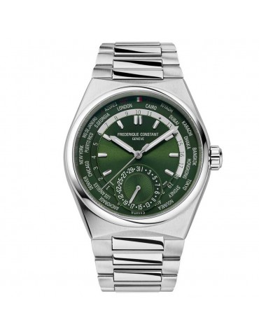 Frederique Constant Watch - Highlife Worldtimer Italy Automatic 41mm Green - Limited Edition - 0
