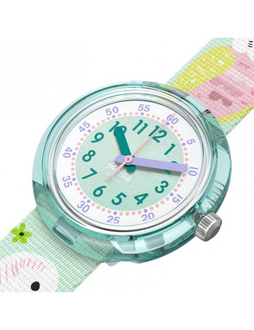 Orologio Flik Flak - Happy Budigies - 32mm - Verde-Pappagalli-ZFPNP160 2
