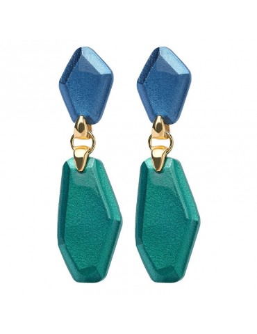 Orecchini Rossoprezioso - Coco - Argento 925% Dorato - Legno-24172GMFW