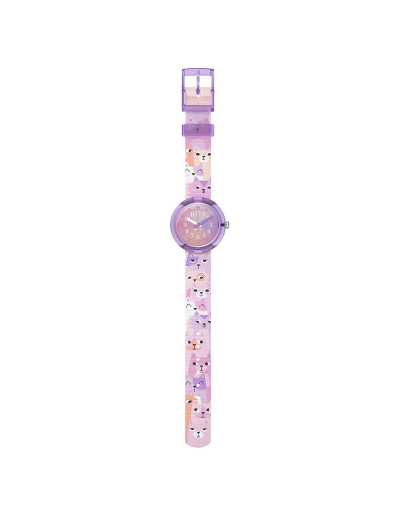 Orologio Flik Flak- Cutie Kitty - 32mm - Rosa - Gattini - ZFPNP162