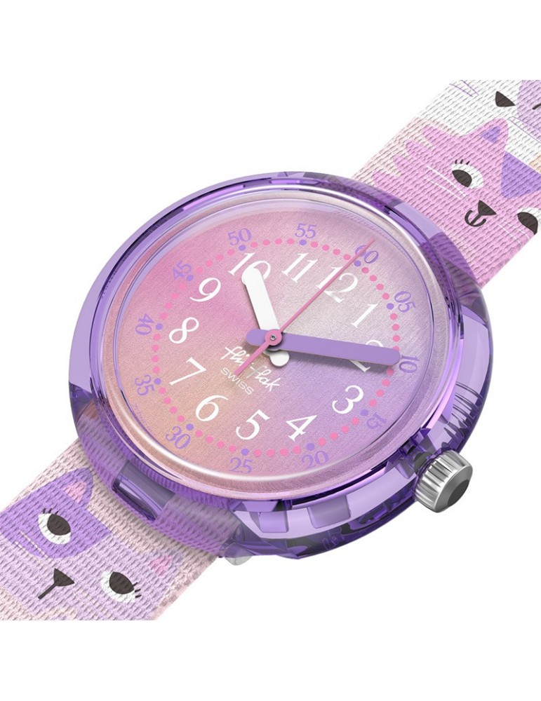 Orologio Flik Flak- Cutie Kitty - 32mm - Rosa - Gattini - ZFPNP162
