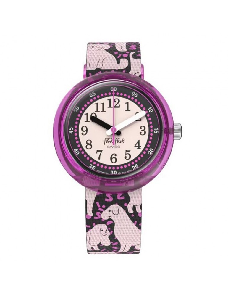 Orologio Flik Flak - Woof Woof Time - Solo Tempo - 32mm -Cani-ZFPNP163