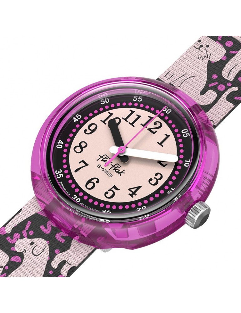 Orologio Flik Flak Per Bambini - Motivo Cane, Colorato E Divertente