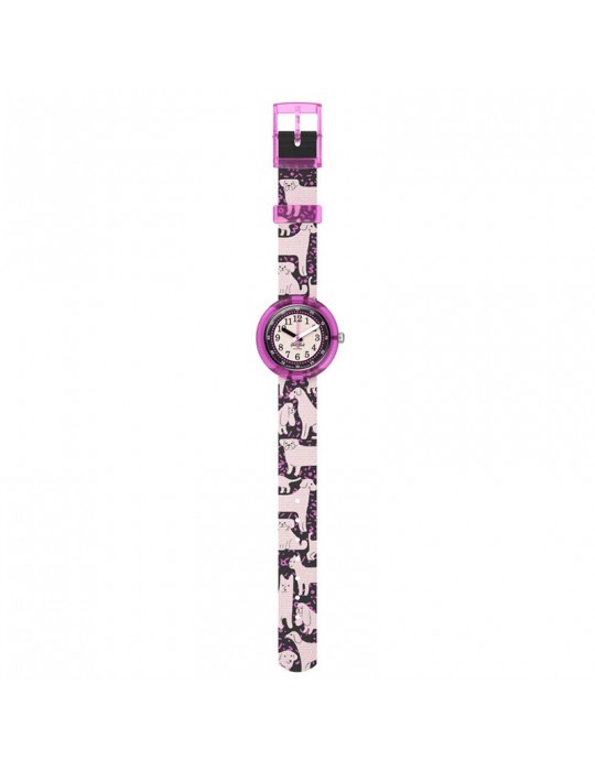 Flik Flak watch - Woof Woof Time - Only time - 32mm -Cani -ZFPNP163