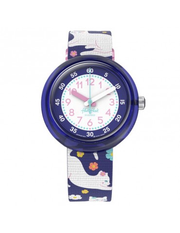 Flik Flak Watch - Fancy Cat - 32mm - Purple - Kitten - ZFPNP164