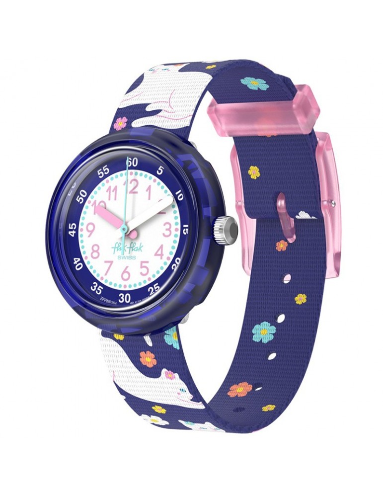 Orologio Flik Flak - Fancy Cat - 32mm - Viola - Gattino - ZFPNP164
