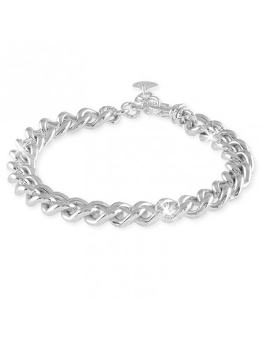 Unoaerre Bracelet-Silver Bronze-Oval Grumetta Chain-EXB4124B-1AR