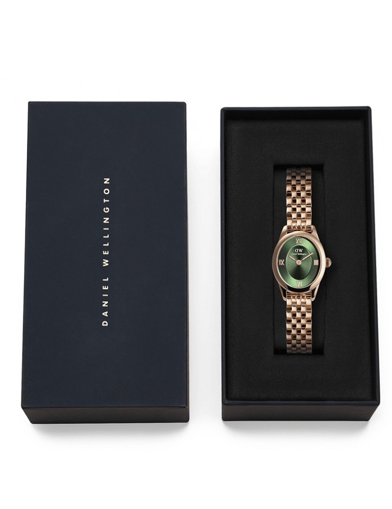Daniel Wellington Watch Mini Emerald Rose Gold Green-DW00100806 - Main Image