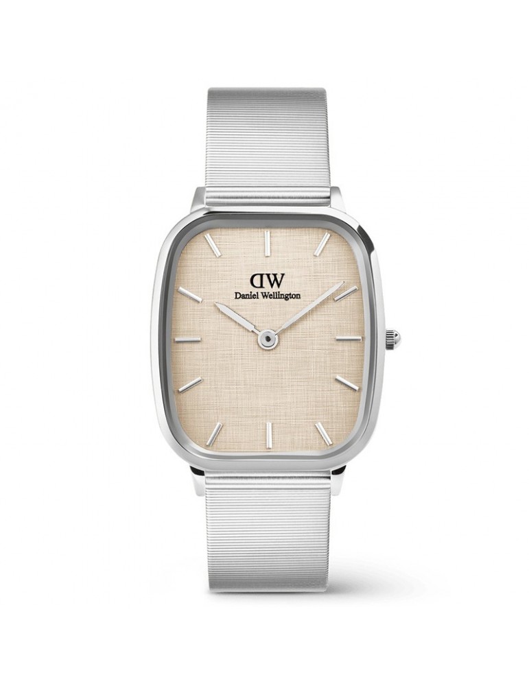 Orologio Daniel Wellington-Silver-32x36,3mm-Rilievo di Lino-DW00100812