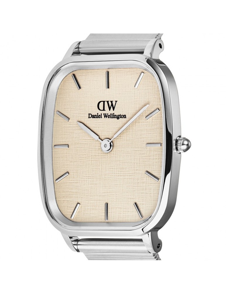 Orologio Daniel Wellington-Silver-32x36,3mm-Rilievo di Lino-DW00100812