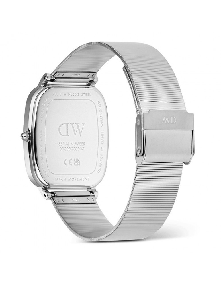 Orologio Daniel Wellington-Silver-32x36,3mm-Rilievo di Lino-DW00100812