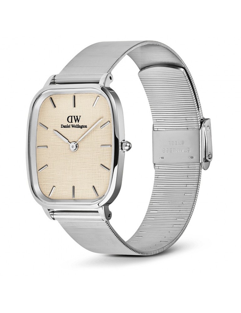 Orologio Daniel Wellington-Silver-32x36,3mm-Rilievo di Lino-DW00100812
