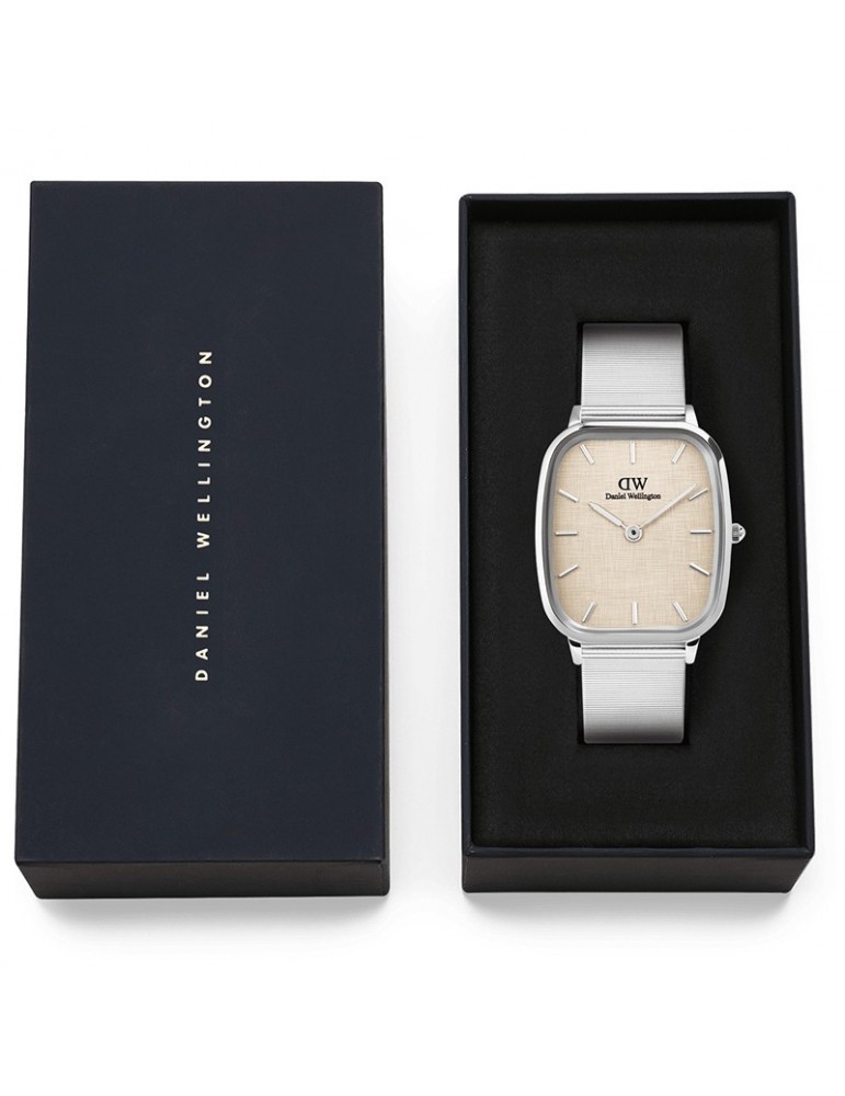 Orologio Daniel Wellington-Silver-32x36,3mm-Rilievo di Lino-DW00100812