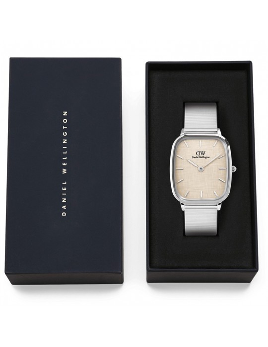 Orologio Daniel Wellington-Silver-32x36,3mm-Rilievo di Lino-DW00100812