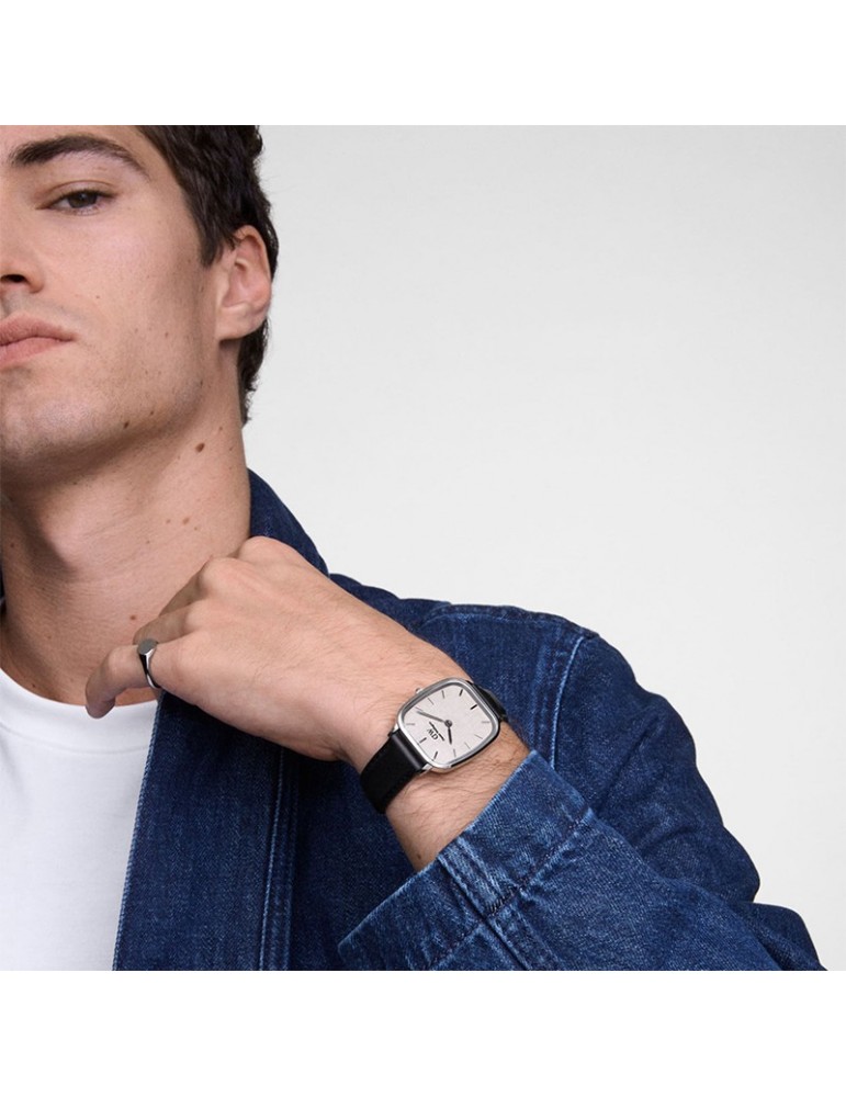 Orologio Daniel Wellington - Nero 32x36,3mm-Rilievo di Lino-DW00100813