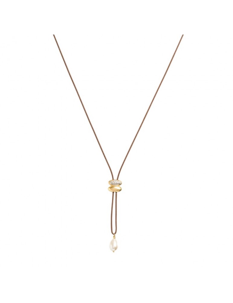 Collana Rue Des Mille - Tessuto - Perla di Madreperla - GRZ029M2BAU
