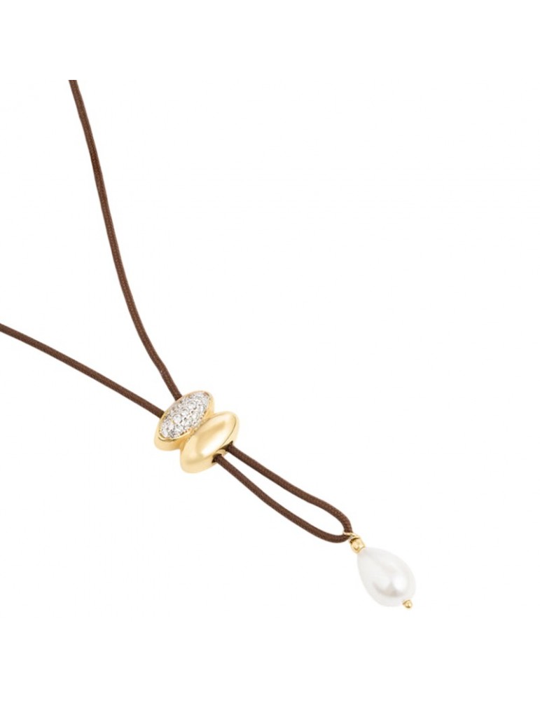 Rue Des Mille Necklace - Fabric - Mother of Pearl Pearl - GRZ029M2BAU