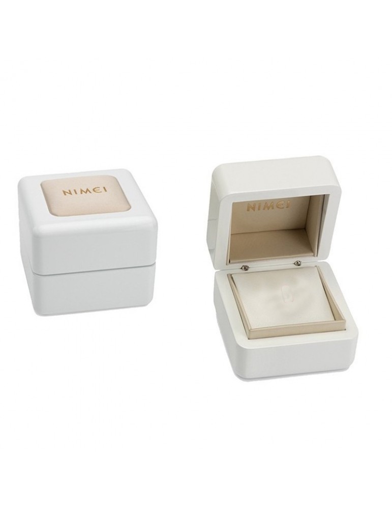 Nimei Ring - 18K White Gold with 9-9.5mm Pearl and Natural Diamonds - 0