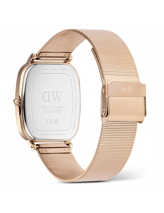 Daniel Wellington Watch - Rose Gold - Linen Relief - DW00100815