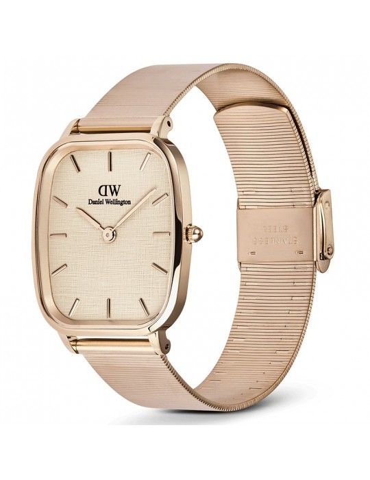 Daniel Wellington Watch - Rose Gold - Linen Relief - DW00100815