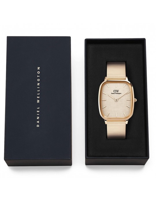 Daniel Wellington Watch - Rose Gold - Linen Relief - DW00100815