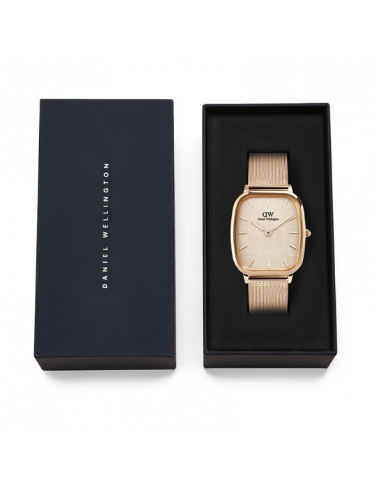 Daniel Wellington Watch - Rose Gold - Linen Relief - DW00100817