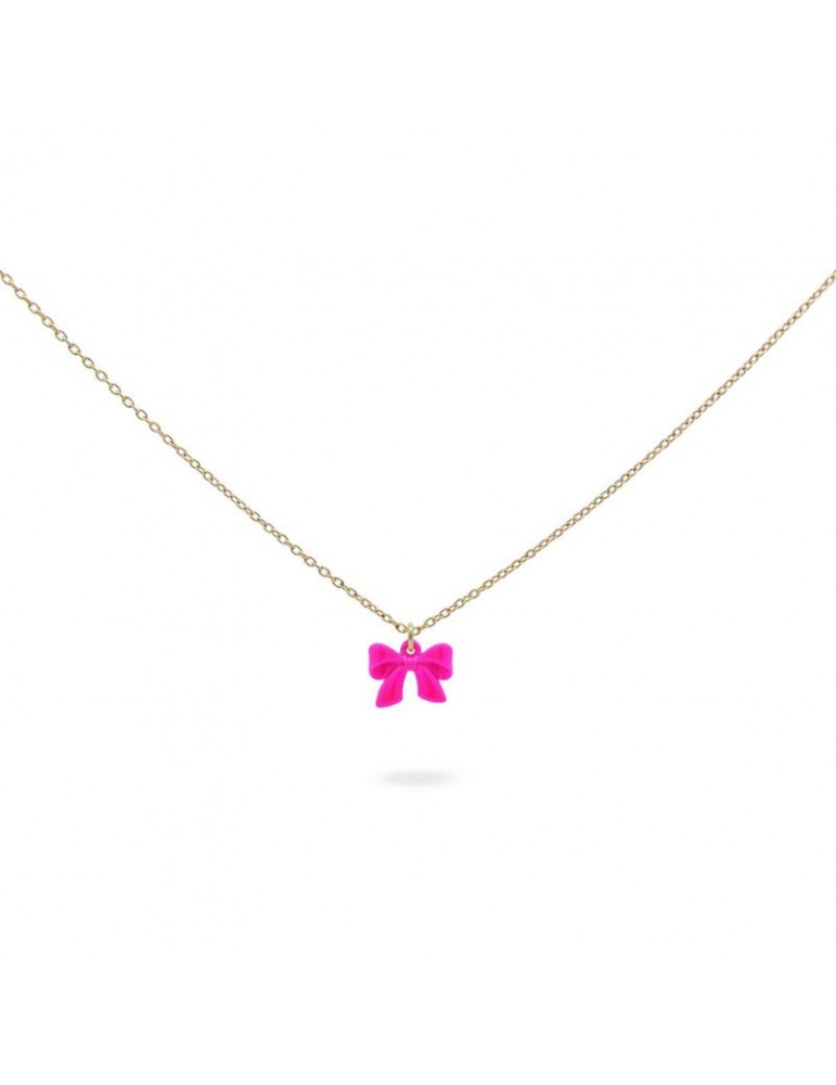 Girocollo Rue Des Mille - Candy Bow - Fiocco Rosa Fluo - GR022M1VAU