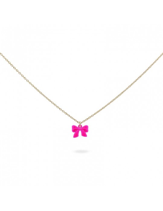 Girocollo Rue Des Mille - Candy Bow - Fiocco Rosa Fluo - GR022M1VAU