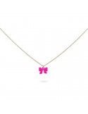 Rue Des Mille Crew Neck - Candy Bow - Fluorescent Pink Bow -GR022M1VAU