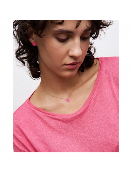 Girocollo Rue Des Mille - Candy Bow - Fiocco Rosa Fluo - GR022M1VAU