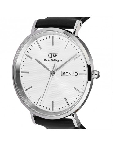 Daniel Wellington Watch - Time & Date -Black-40mm-White-DW00100832 2
