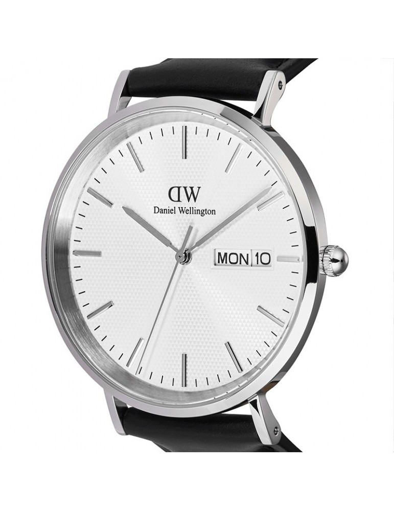 Daniel Wellington Watch - Time & Date -Black-40mm-White-DW00100832