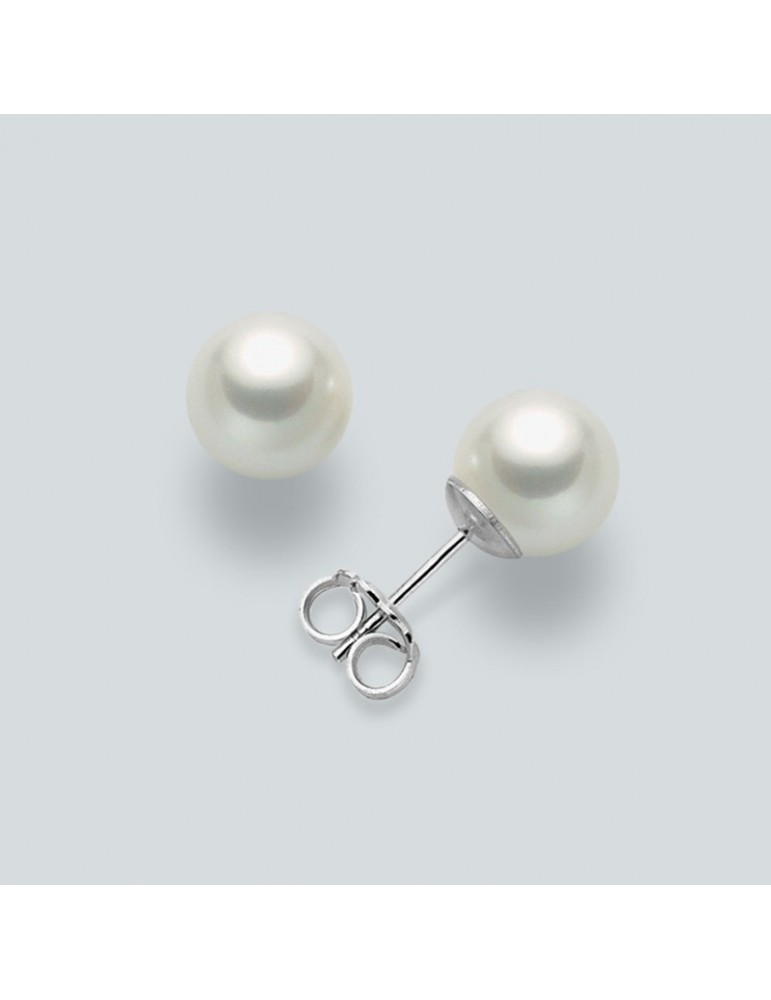 NIMEI TWINS QUEEN EARRINGS WITH PEARLS - 0