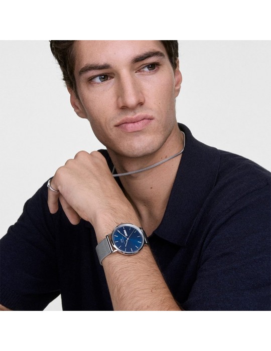 Daniel Wellington Watch -Sterling Arctic-Silver-40mm-Blue-DW00100833