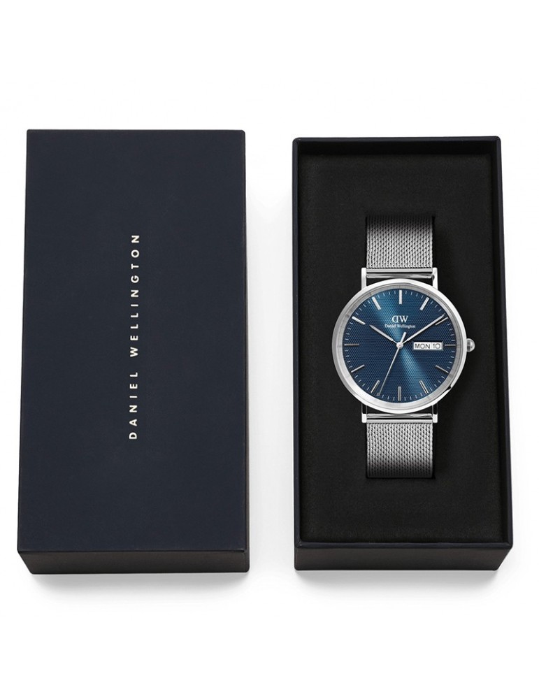 Daniel Wellington Watch -Sterling Arctic-Silver-40mm-Blue-DW00100833