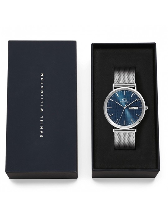 Daniel Wellington Watch -Sterling Arctic-Silver-40mm-Blue-DW00100833