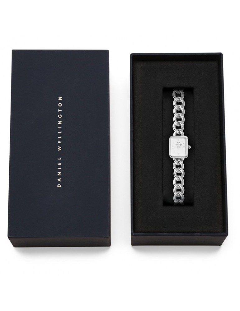 Daniel Wellington Watch - Silver - 15.4x18.2mm - White -DW00100834