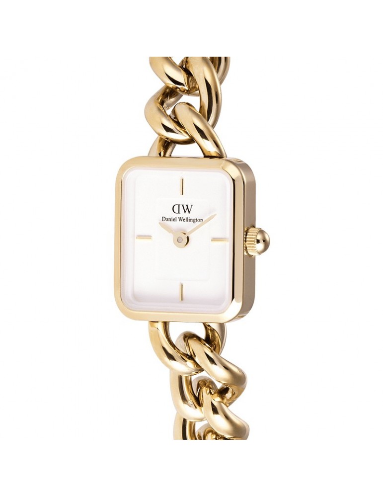 Orologio Daniel Wellington - Gold - 15.4x18.2mm - Bianco - DW00100836