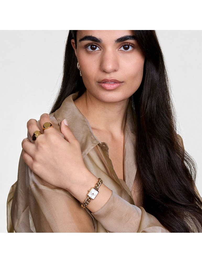 Orologio Daniel Wellington - Gold - 15.4x18.2mm - Bianco - DW00100836