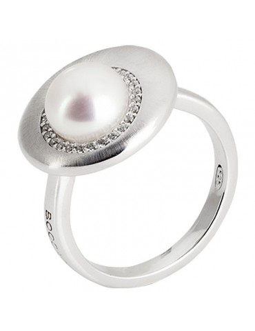 Anello Boccadamo - Eclissi - Argento 925% - Perla - Zirconi - AN463P