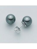 Nimei Earrings with Tahiti Moorea Pearls 10-11 mm for Women - 0