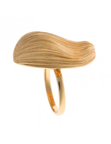 Salvatore Plata Ring - 925% Silver Golden - Diamond Element - 112S0309/16 2