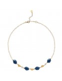 Girocollo Rossoprezioso - Dorato - Blue London - Cristalli - 24178BN
