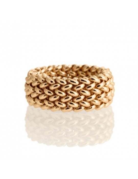 Anello Unoaerre - Chicco - Argento 925% Gold-Fascia Bassa-711ECA011G14