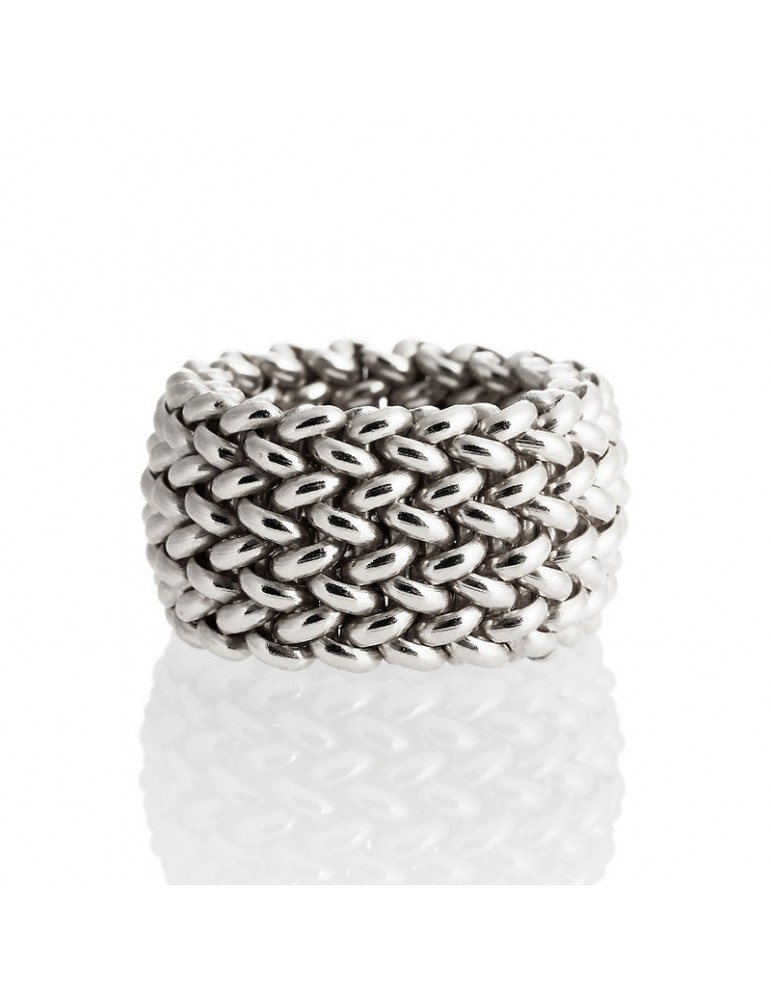 Unoaerre Ring - Grain - Band - 925% Silver White -711ECA012B14