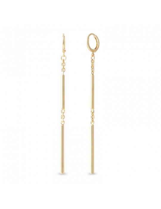 Unoaerre Earrings - Long Pendants - Golden Bronze - Chain-EXO4651G