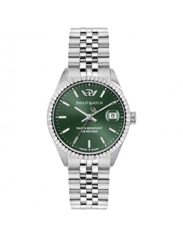 Orologio Philip Watch - Caribe Urban Quarzo 35mm Verde - R8253597673